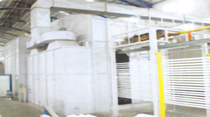 Powder coating line